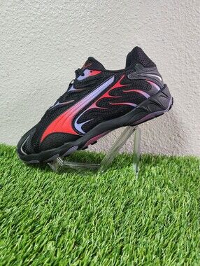 Puma Inhale Men's Size 8 Black/Red Sneakers Women’s Size 9.5